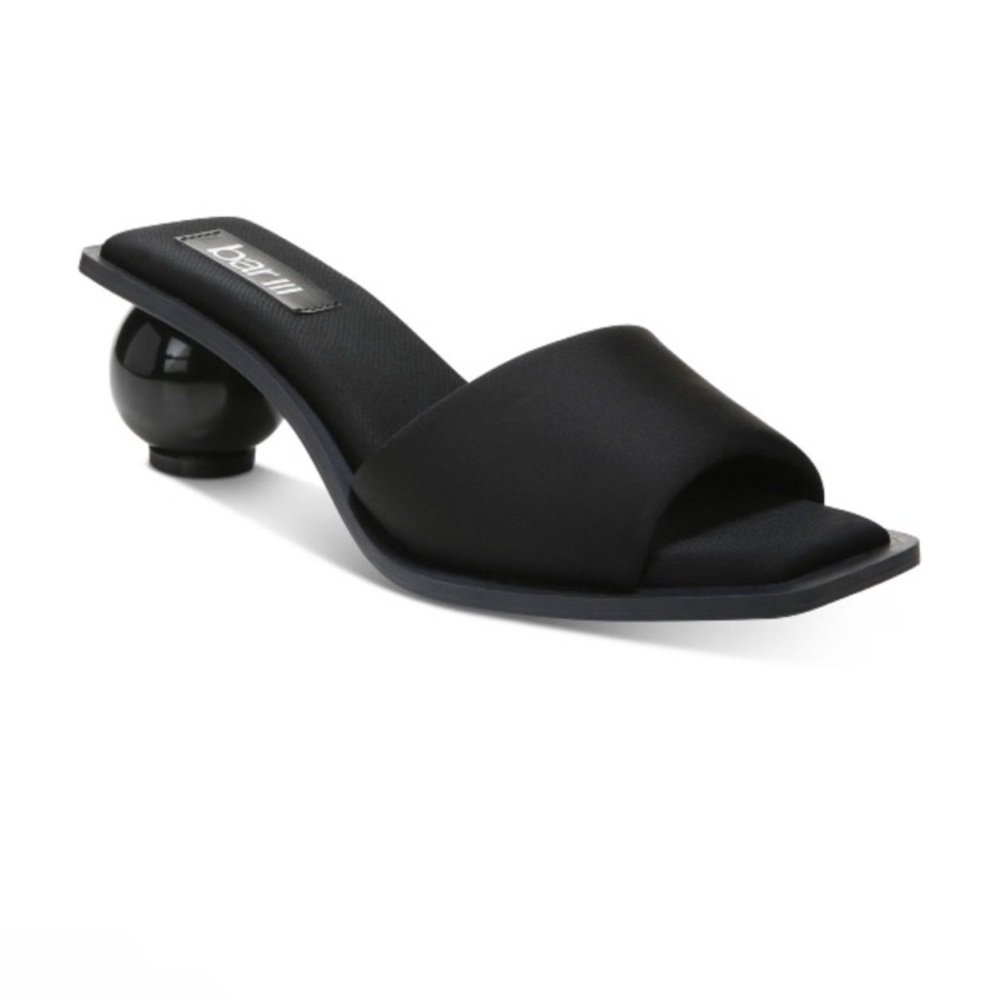 Bar III Cayymen Square Sculpted heel Slip On Sandals